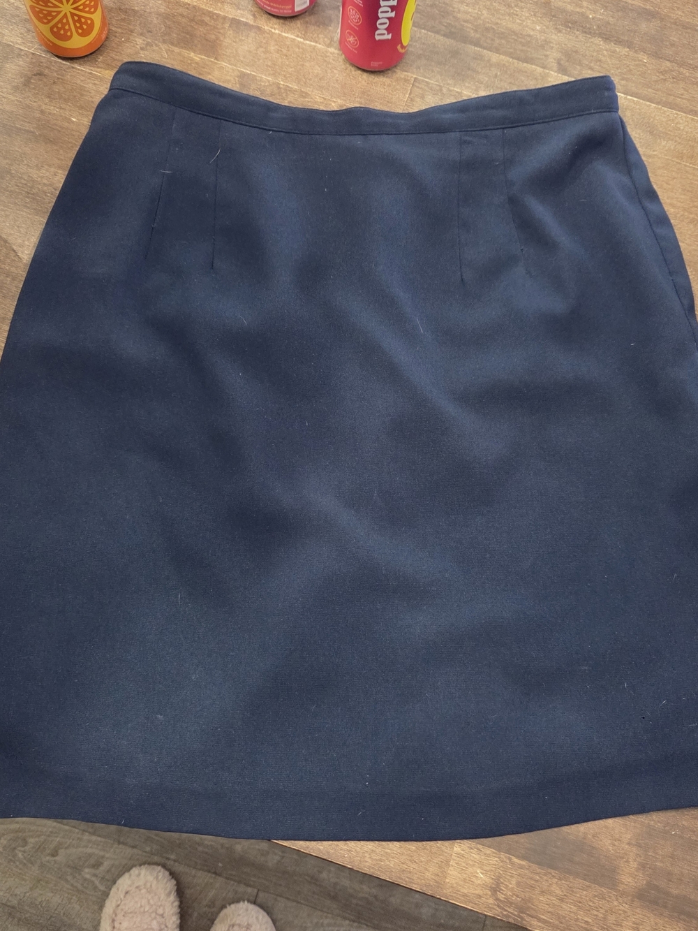 Dress Barn Navy A-Line Skirt